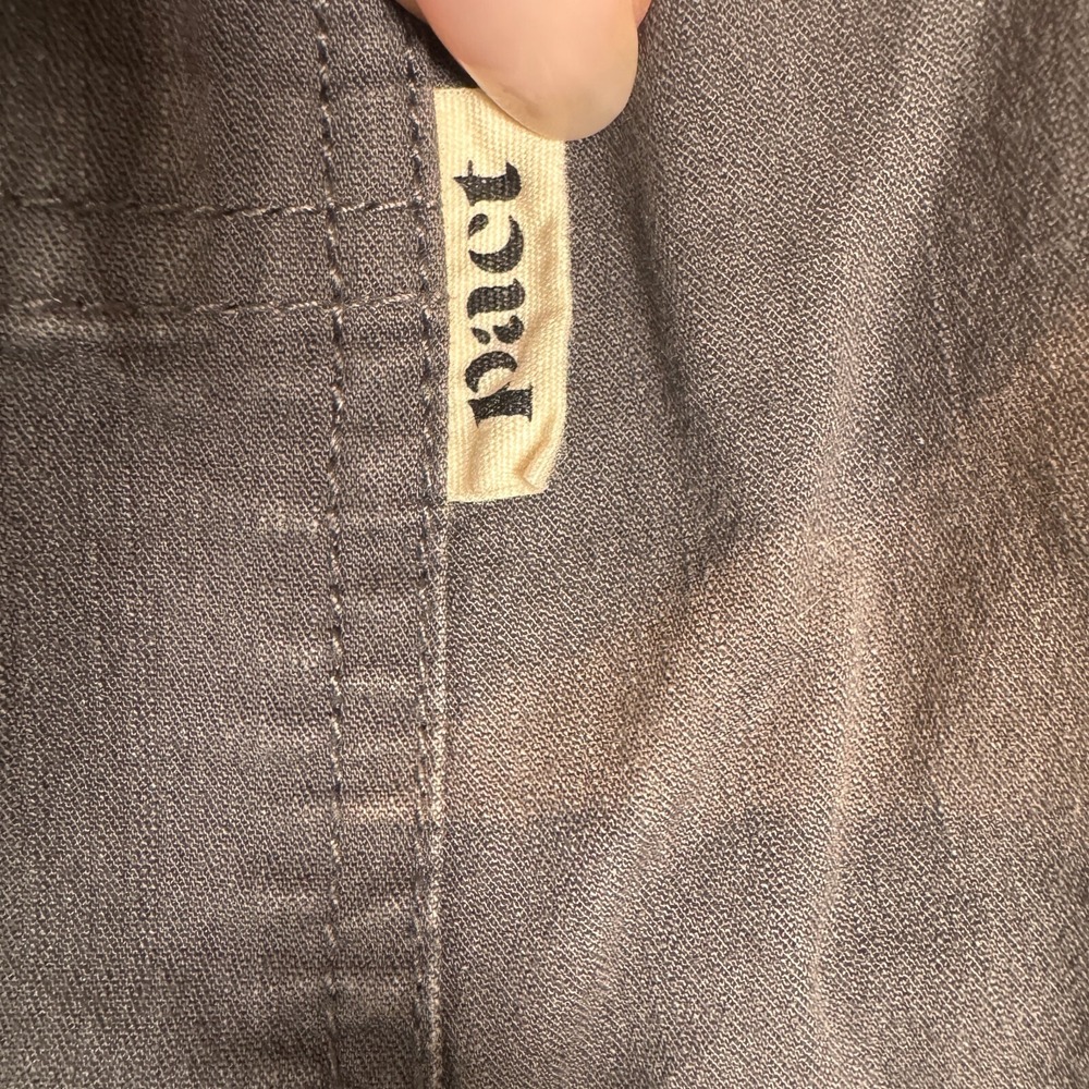Pact Shorts Organic Cotton Stretch Pull On Pocket Drawstring Gray Size Xlarge XL - Picture 6 of 9
